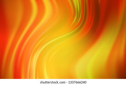 Light Orange vector blurred shine abstract background. An elegant bright illustration with gradient. The best blurred design for your business.