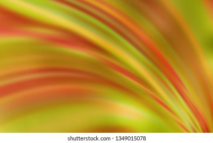 Light Orange vector blurred shine abstract template. A completely new colored illustration in blur style. Elegant background for a brand book.
