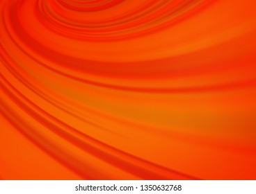 Light Orange vector blurred shine abstract template. Colorful illustration in abstract style with gradient. Brand new style for your business design.