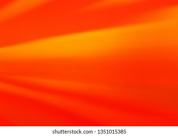 Light Orange vector blurred shine abstract background. Modern geometrical abstract illustration with gradient. The background for your creative designs.