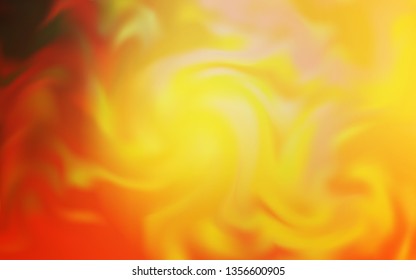 Light Orange vector blurred shine abstract texture. Abstract colorful illustration with gradient. Completely new design for your business.