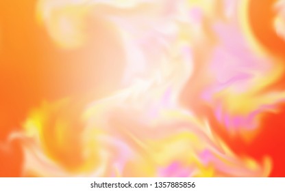 Light Orange vector blurred shine abstract texture. Modern abstract illustration with gradient. New design for your business.