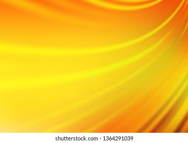 Light Orange vector blurred shine abstract pattern. A completely new color illustration in a bokeh style. Brand new style for your business design.