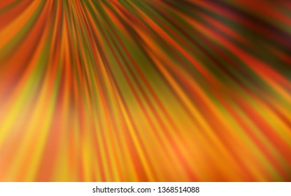 Light Orange vector blurred shine abstract template. Abstract colorful illustration with gradient. The best blurred design for your business.