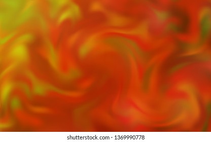 Light Orange vector blurred shine abstract background. A completely new colored illustration in blur style. New style design for your brand book.