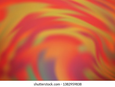 Light Orange vector blurred shine abstract background. An elegant bright illustration with gradient. The best blurred design for your business.