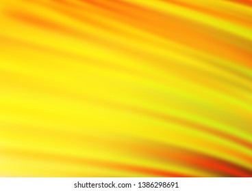 Light Orange vector blurred shine abstract template. Colorful illustration in abstract style with gradient. The template can be used for your brand book.