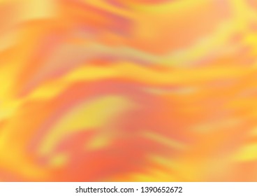 Light Orange vector blurred shine abstract template. Modern geometrical abstract illustration with gradient. Brand new style for your business design.