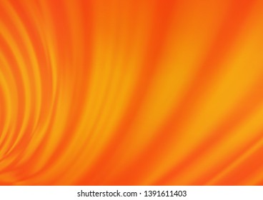 Light Orange vector blurred shine abstract background. A vague abstract illustration with gradient. A completely new design for your business.