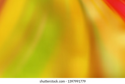 Light Orange vector blurred shine abstract texture. Glitter abstract illustration with gradient design. Elegant background for a brand book.
