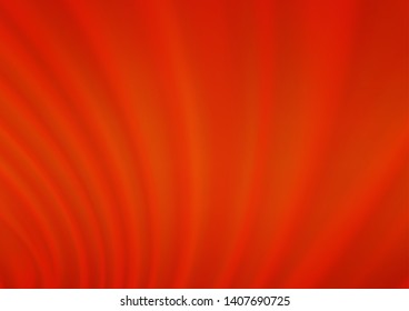 Light Orange vector blurred shine abstract template. An elegant bright illustration with gradient. A new texture for your design.