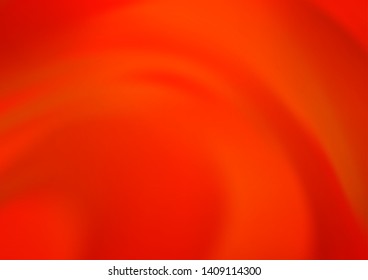 Light Orange vector blurred shine abstract template. Glitter abstract illustration with an elegant design. The elegant pattern for brand book.