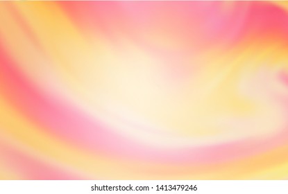 Light Orange vector blurred shine abstract background. An elegant bright illustration with gradient. New way of your design.