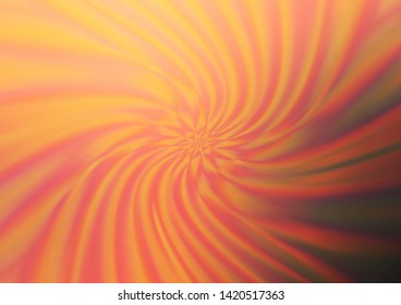 Light Orange vector blurred shine abstract template. Shining colorful illustration in a Brand new style. Brand new design for your business.
