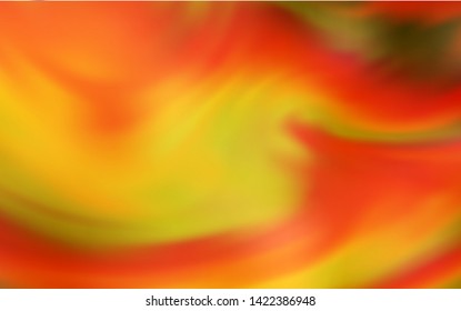 Light Orange vector blurred shine abstract texture. Shining colored illustration in smart style. Background for a cell phone.