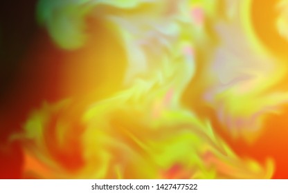 Light Orange vector blurred shine abstract background. Colorful illustration in abstract style with gradient. New style for your business design.