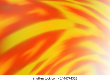 Light Orange vector blurred shine abstract background. New colored illustration in blur style with gradient. New design for your business.
