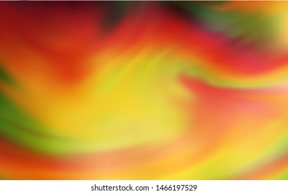Light Orange vector blurred shine abstract texture. Colorful abstract illustration with gradient. The best blurred design for your business.