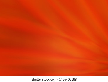 Light Orange vector blurred shine abstract background. Shining colorful illustration in a Brand new style. A new texture for your design.