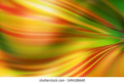 Light Orange vector blurred shine abstract background. Colorful illustration in abstract style with gradient. Smart design for your work.