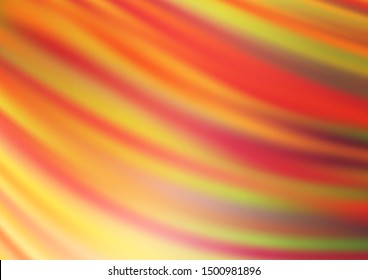 Light Orange vector blurred shine abstract pattern. Creative illustration in halftone style with gradient. The elegant pattern for brand book.