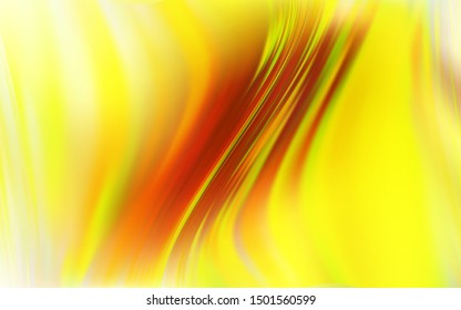 Light Orange vector blurred shine abstract template. A completely new colored illustration in blur style. The best blurred design for your business.