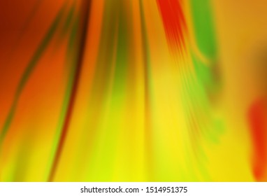 Light Orange vector blurred shine abstract background. A completely new colored illustration in blur style. New design for your business.