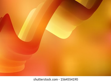 Light Orange vector blurred shine abstract template. Abstract colorful illustration with gradient. New way of your design.