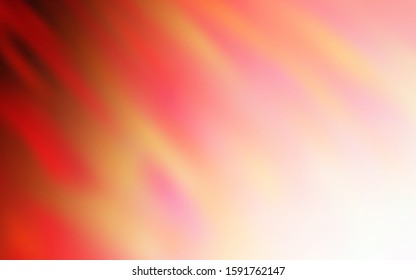 Light Orange vector blurred shine abstract background. Glitter abstract illustration with gradient design. New style design for your brand book.