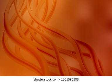Light Orange vector blurred shine abstract texture. Colorful abstract illustration with gradient. New way of your design.