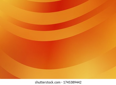 Leichte Orange Vektor verschwommen glänzend abstrakte Textur. Farbige Abbildung im abstrakten Stil mit Farbverlauf. Neues Design für Ihr Markenbuch.