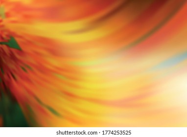 Light Orange vector blurred shine abstract background. Colorful abstract illustration with gradient. New design for your business.