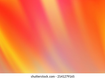 Plantilla abstracta de brillo difuminado del vector de naranja claro. Ilustración colorida de estilo borroso con gradiente. Un diseño completamente nuevo para su negocio.