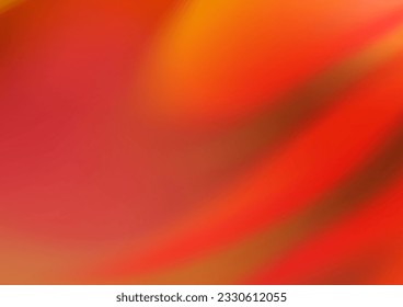 Light Orange vector blurred shine abstract template. Glitter abstract illustration with an elegant design. The background for your creative designs.