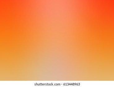Light Orange vector blurred shine illustration. Brand-new pattern for your business design. Colorful background in abstract style with gradient. 