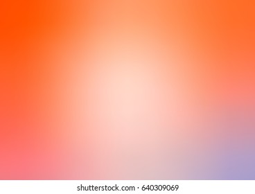Light Orange vector blurred shine abstract pattern. Colorful illustration in abstract style with gradient. The template can be used as a background of a cell phone.
