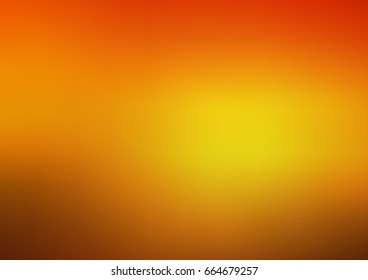 Light Orange vector blurred shine abstract template. Glitter abstract illustration with an elegant design. A new texture for your design.