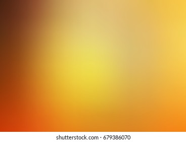 Light Orange vector blurred shine abstract template. A completely new color illustration in a vague style. A completely new template for your business design.