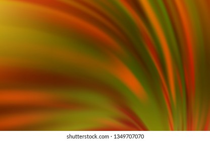 Light Orange vector blurred template. Creative illustration in halftone style with gradient. Background for a cell phone.