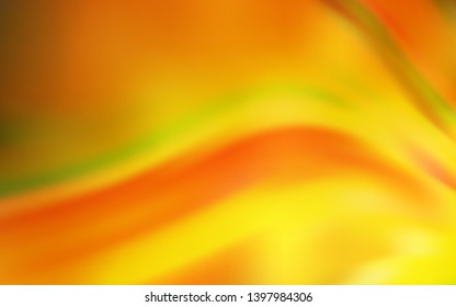 Light Orange vector blurred template. Colorful illustration in abstract style with gradient. Completely new design for your business.