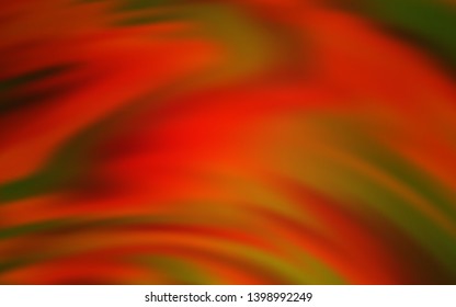 Light Orange vector blurred template. Colorful abstract illustration with gradient. Smart design for your work.