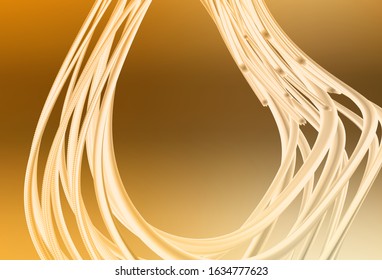 Light Orange vector blurred template. New colored illustration in blur style with gradient. Background for a cell phone.