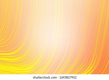 Light Orange vector blurred template. Modern abstract illustration with gradient. Background for a cell phone.