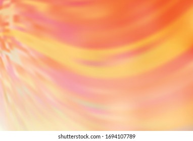 Light Orange vector blurred template. Creative illustration in halftone style with gradient. New style for your business design.