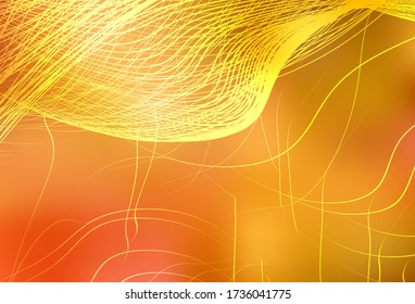 Light Orange vector blurred template. New colored illustration in blur style with gradient. New style for your business design.