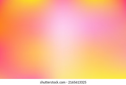 Light orange vector blurred template. Shining colorful blur illustration in abstract style. Your design for applications.