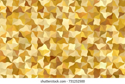 Light Orange vector blurry arched template. Creative geometric illustration in Origami style with gradient. The pattern of blurred lines for your business design.