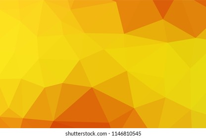 Light Orange vector blurry hexagon texture. Shining colored illustration in a Brand new style. Brand new style for your business design.