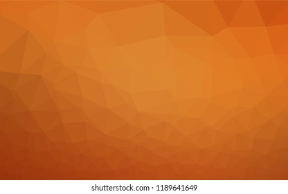 Light Orange vector blurry hexagon template. A completely new color illustration in a vague style. A completely new template for your business design.