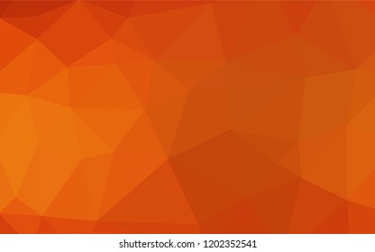 Light Orange vector blurry hexagon pattern. Shining colored illustration in a Brand new style. The elegant pattern can be used as part of a brand book.